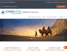 Tablet Screenshot of ladakh-leh-tours.com
